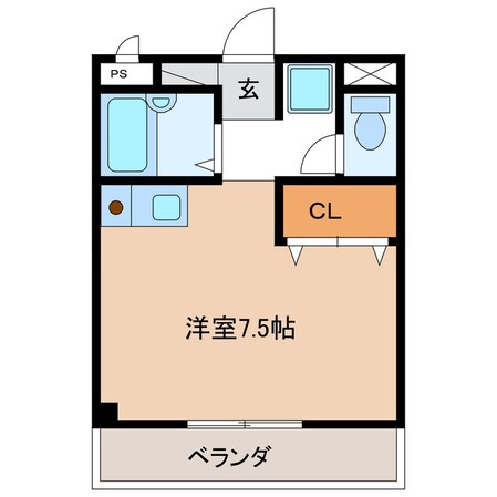 サンモール服部の物件間取画像